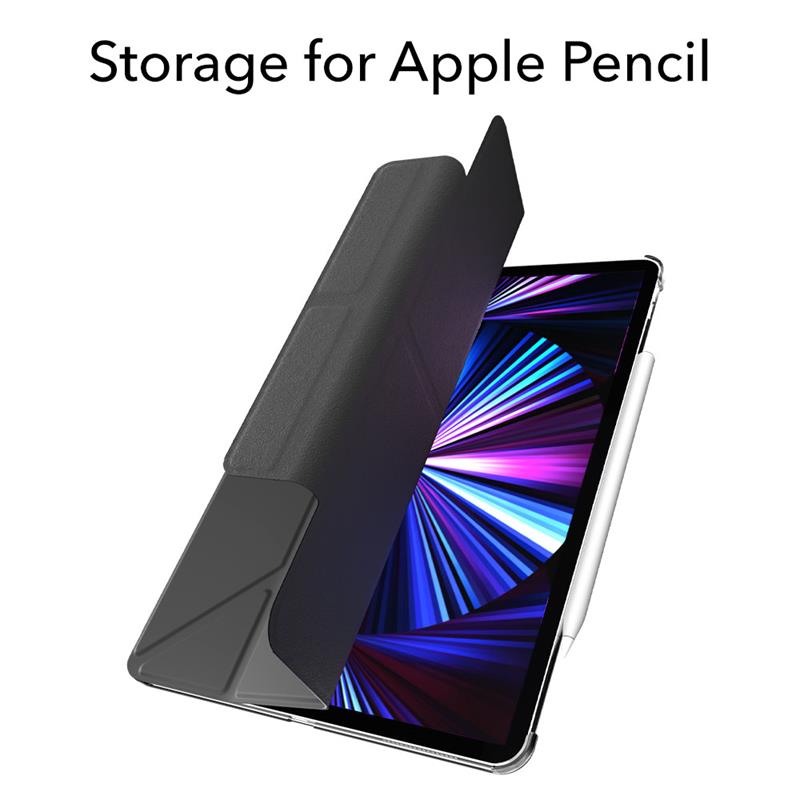 SwitchEasy puzdro Origami Nude Case pre iPad Pro 12.9" 2022/2021 - Black 