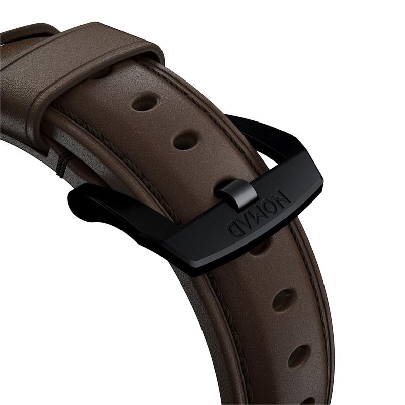 Nomad kožený remienok pre Apple Watch 38/40/41 mm - Traditional Brown/Black Hardware 