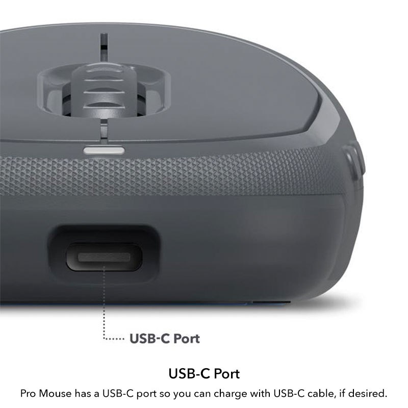 ZAGG myš Pro Mouse - Space Gray 