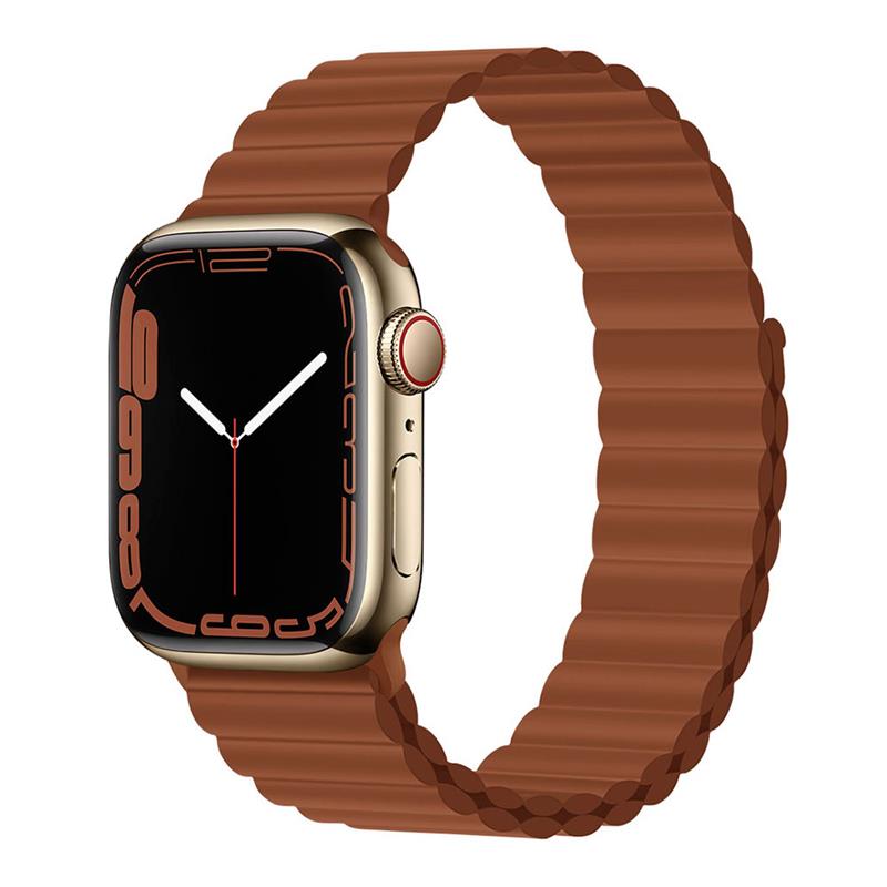 Devia remienok Deluxe Series Sport3 Silicone Magnet Band 44/45/46mm - Khaki 