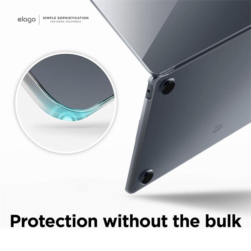 Elago kryt Ultra Slim Case pre Macbook Air 13" M2/M3/M4 - Dark Gray 