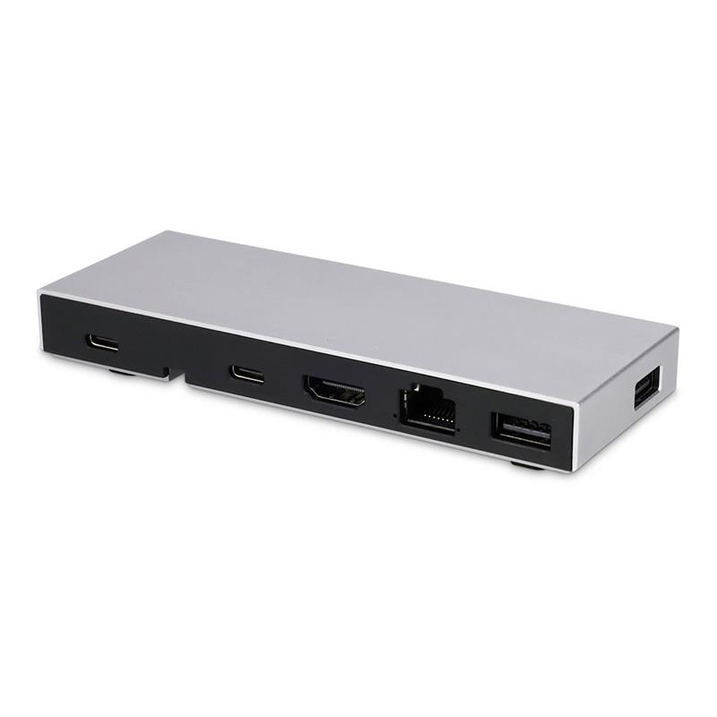 LMP USB-C Compact Dock 2 - Silver Aluminium 