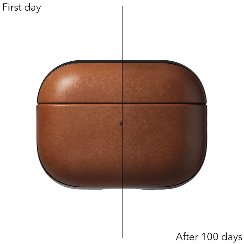 Nomad puzdro Leather Case pre Apple Airpods Pro 2 - English Tan 