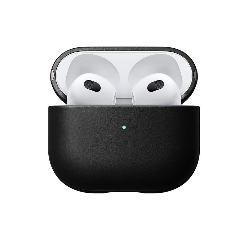 Nomad puzdro Modern Leather Case pre Apple Airpods 3 - Black 