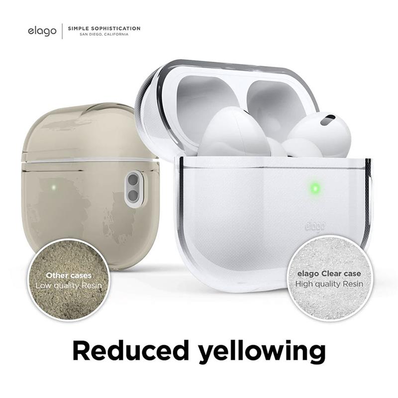 Elago Airpods Pro 2 TPU Case with Nylon Lanyard - Neon Yellow 