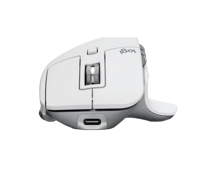 Logitech MX Master 3S - výkonná bezdrôtová myš - svetlo šedá 