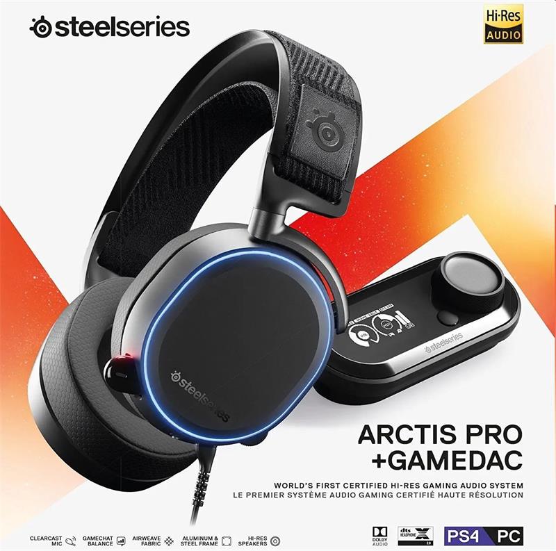 Steelseries Arctis Pro + GameDAC, black 