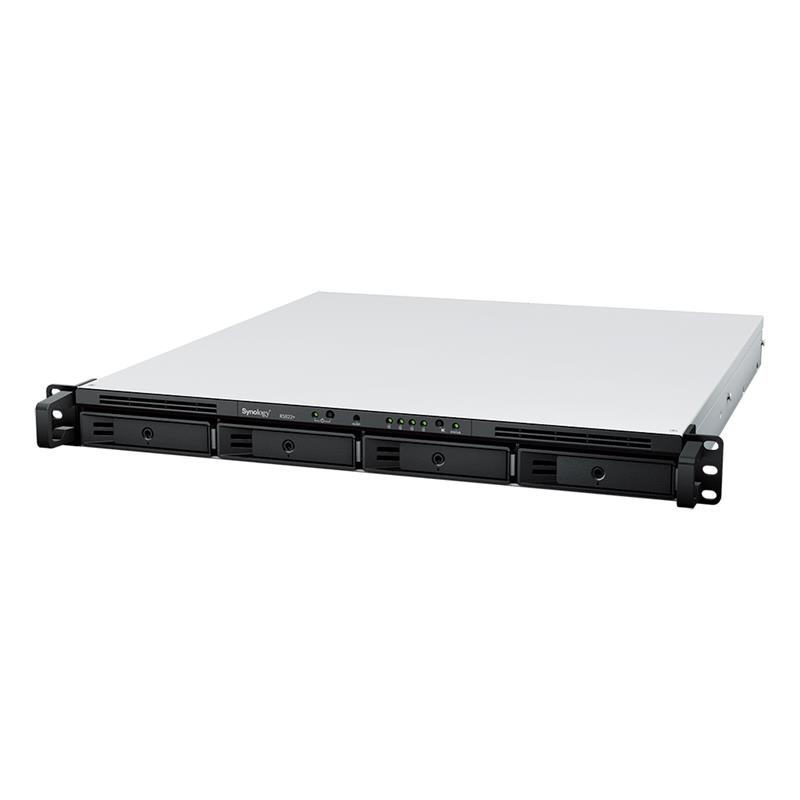 Synology™   RackStation RS822+    (4x HDD ; 4jadro CPU; 2(32)GB RAM;  4xGLAN; 2x USB3.2Gen1) 