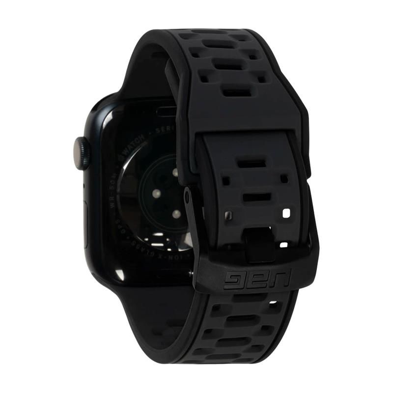 UAG remienok Civilian Silicone Strap pre Apple Watch 44-49mm - Graphite/Black 