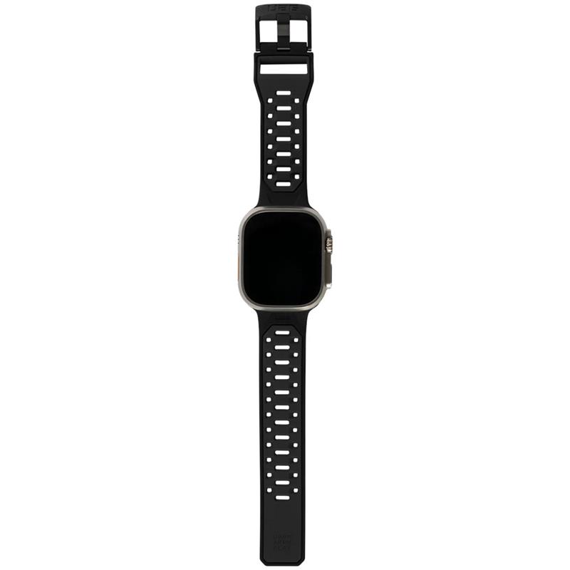 UAG remienok Civilian Silicone Strap pre Apple Watch 44-49mm - Graphite/Black 