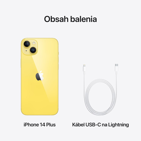 iPhone 14 Plus 128 GB žltý 