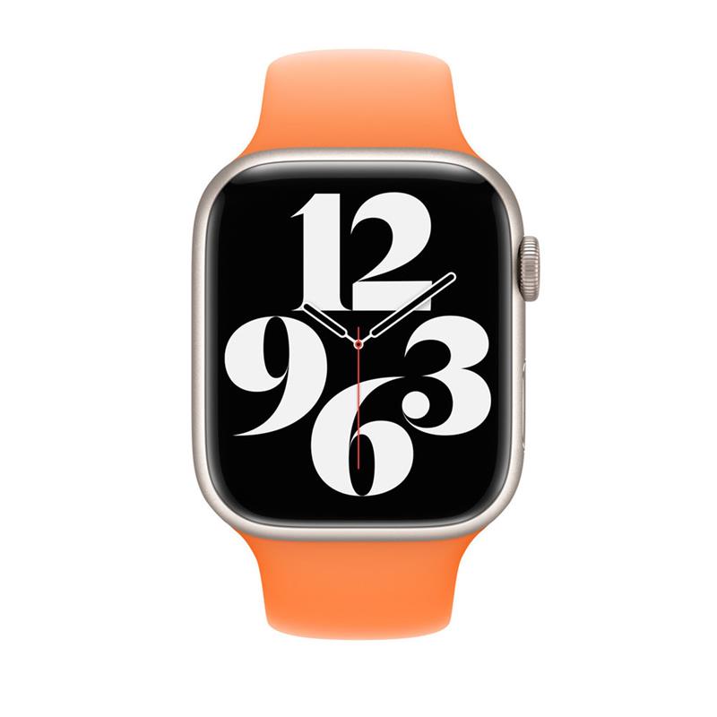 Apple Watch 45mm Bright Orange Sport Band 