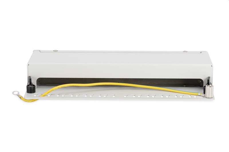 DIGITUS Desktop modulárny patch panel 12port vhodný pre UTP i STP keystony, sivý 