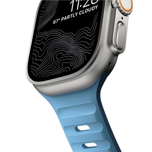 Nomad remienok Sport Strap pre Apple Watch 44-49mm - Electric Blue 