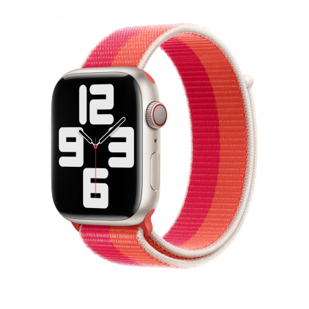 Apple Watch 45mm Nectarine/Peony Sport Loop (eko-balenie)*Rozbalený* 