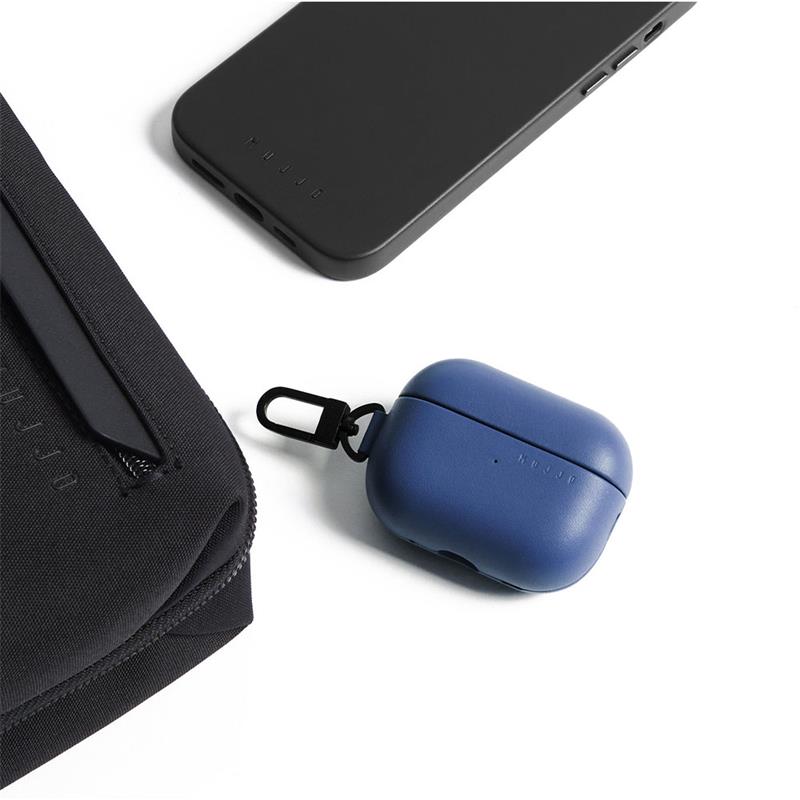 Mujjo puzdro Echelon pre Airpods Pro 2 - Monaco Blue 
