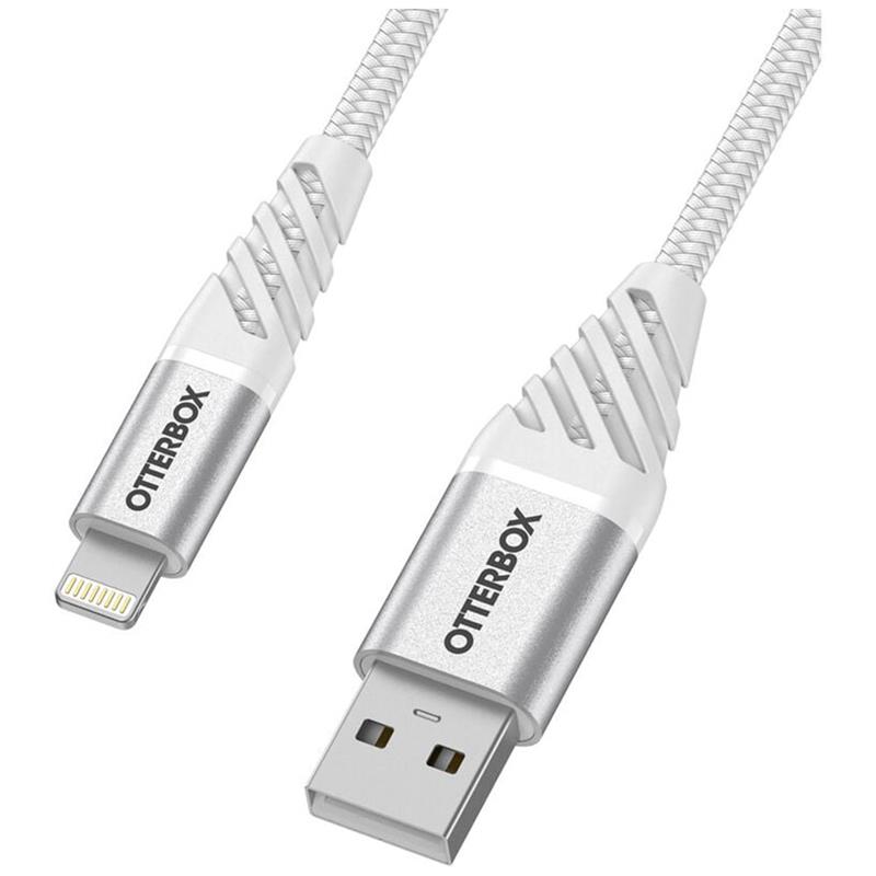 OtterBox kábel USB-A to Lightning Cable Premium 1m - Cloud White 