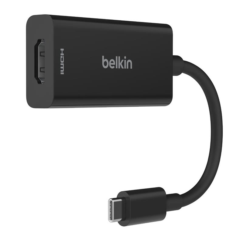 Belkin Connect USB-C to HDMI 2.1 Adapter (8K, 4K, HDR compatible) - Black 