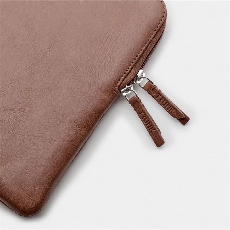 Trunk puzdro Leather Sleeve pre Macbook Pro 14" 2021/2023 - Brown 