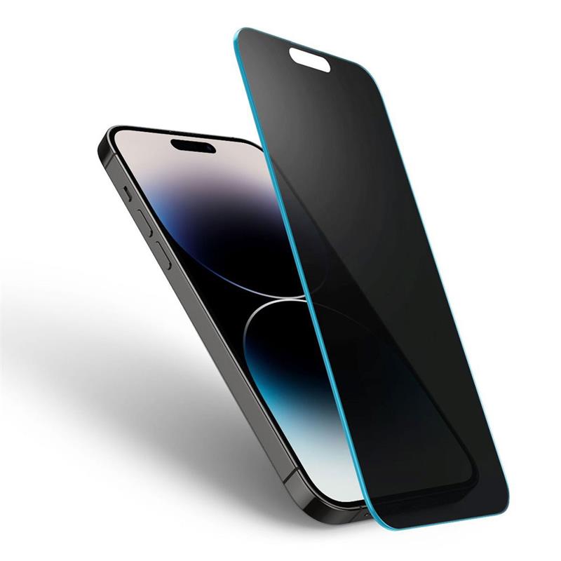 Spigen ochranné sklo GLAS.tR Slim HD Anti Glare/Privacy pre iPhone 14 Pro Max 
