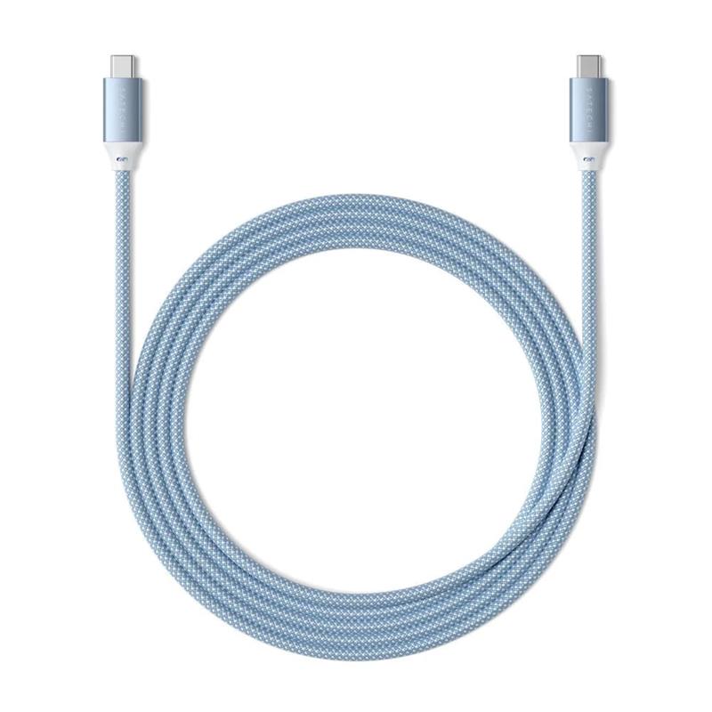 Satechi kábel USB-C to USB-C Cable 100W 2m - Blue 