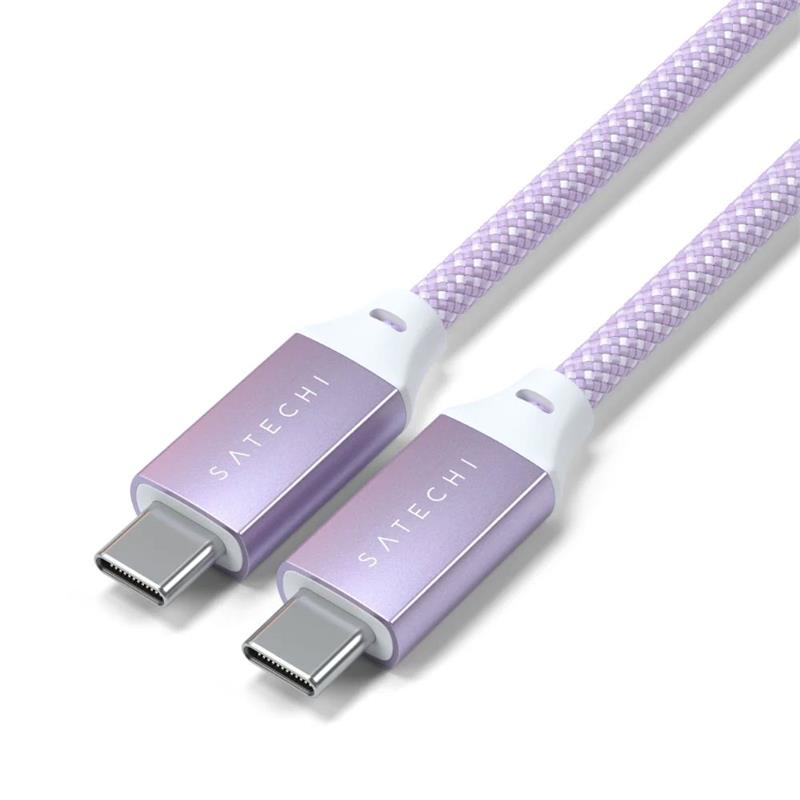 Satechi kábel USB-C to USB-C Cable 100W 2m - Purple 