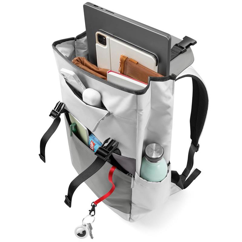 TomToc batoh Slash-A64 Flip Laptop Backpack 18L - Gray 