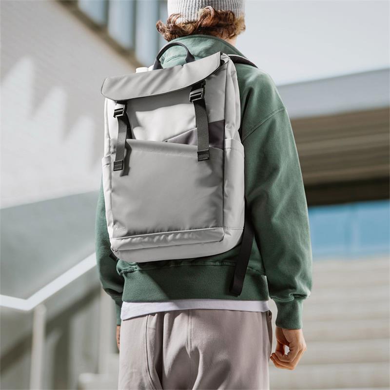 TomToc batoh Slash-A64 Flip Laptop Backpack 18L - Gray 