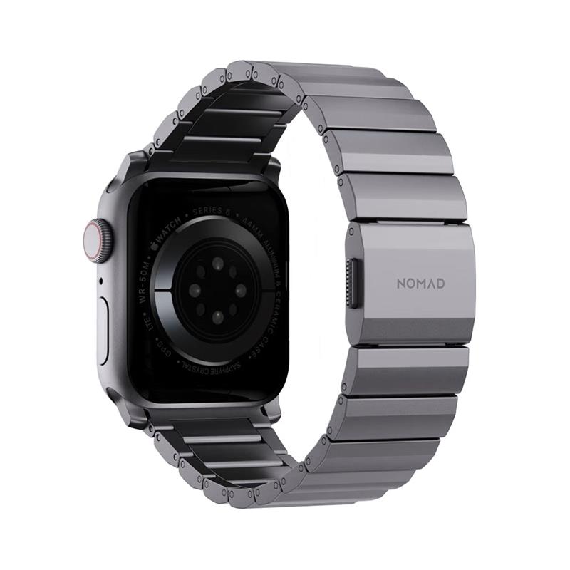 Nomad remienok pre Apple Watch 44/45/49 mm - Aluminium Band/Space Gray Hardware 