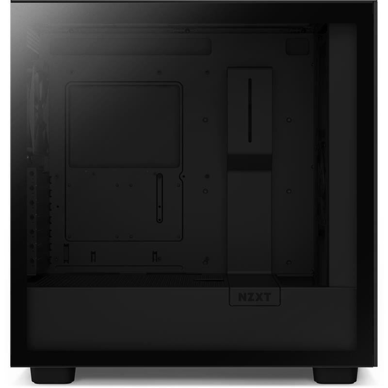 NZXT case H7 Flow edition / ATX / 2x 120 mm fan / USB-C / 2x USB / tempered glass / mesh panel / black  