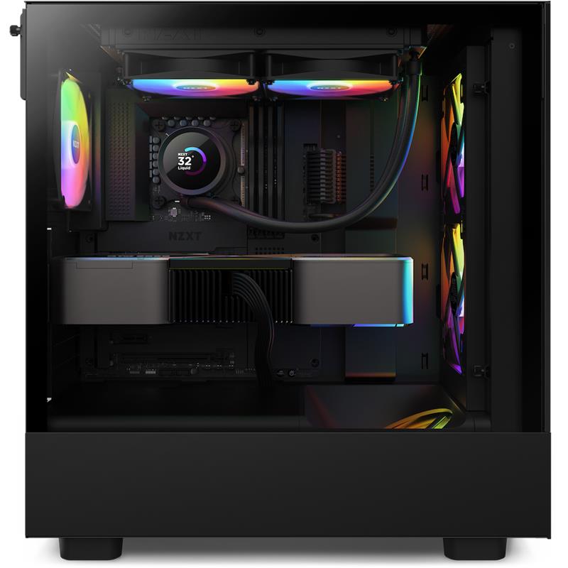 NZXT AIO liquid cooler CPU Kraken 240 RGB / 2x120mm fan / 4-pin PWM / LCD display / black 