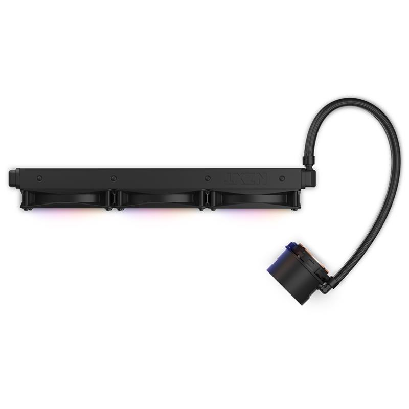 NZXT AIO liquid cooler CPU Kraken 360 RGB / 3x120mm fan / 4-pin PWM / LCD display / black 