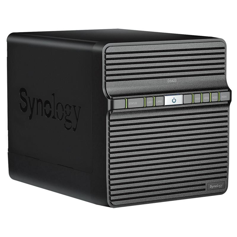 Synology™   DiskStation DS423   (4x HDD; 4jadro CPU; 2GB RAM;  2xGLAN; 2x USB3.2Gen1) 