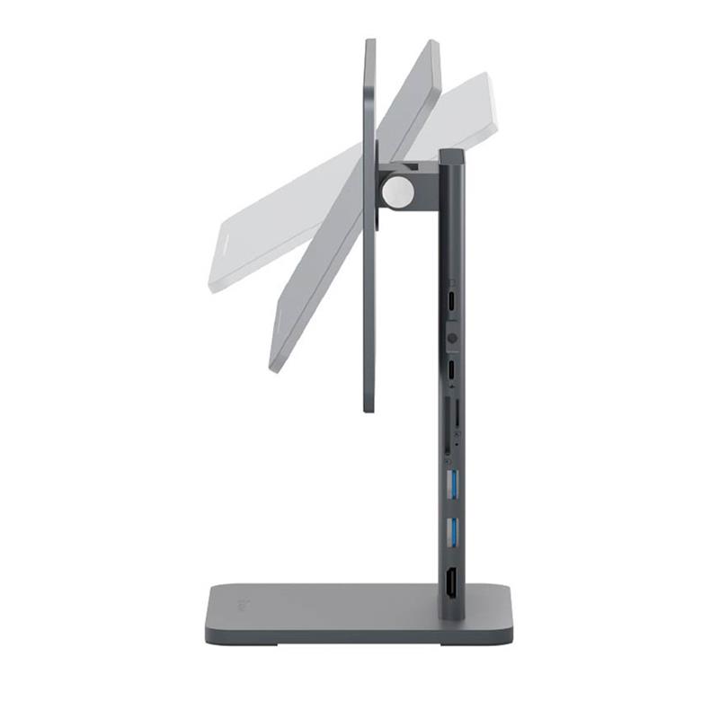 Adam Elements stojan Mag M Pro Magnetic 8-in-1 Hub pre iPad Pro 11"/Air 10.9"  - Grey 