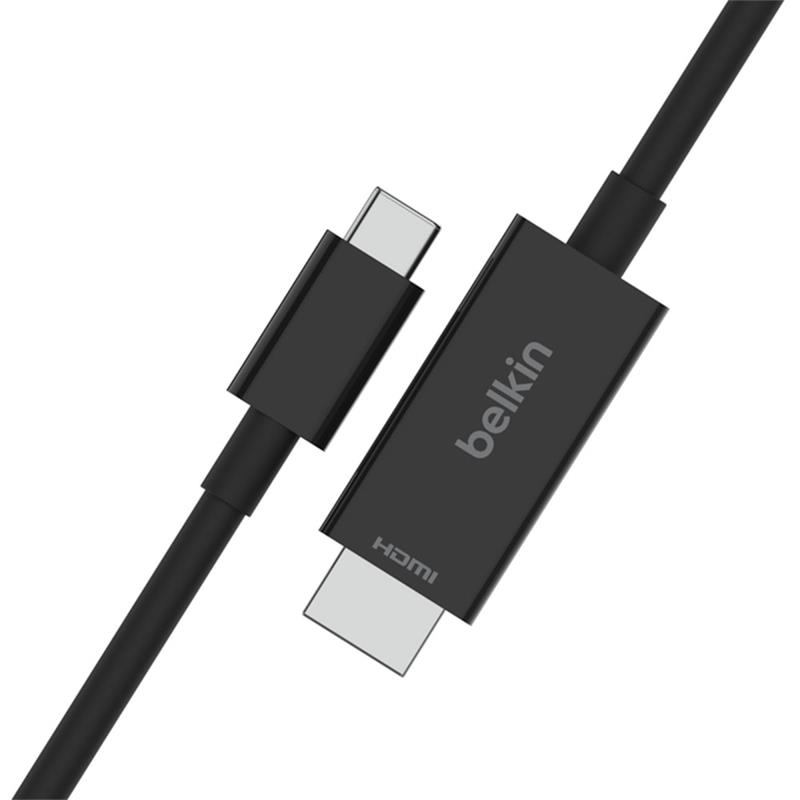 Belkin kábel Connect USB-C to HDMI 2.1 Cable 2m - Black 