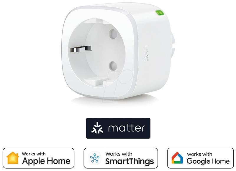 Eve Energy Smart Plug (Matter - compatible w Apple, Google & SmartThings) 