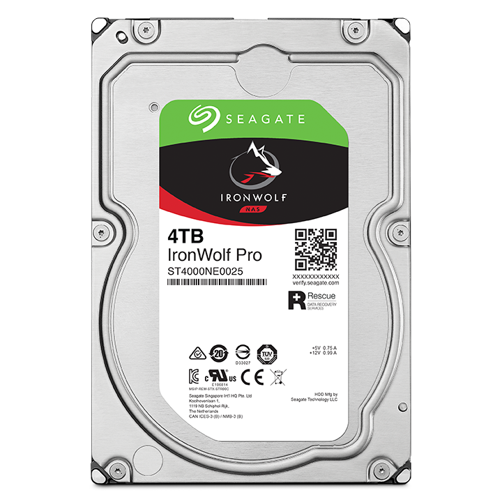 Seagate Ironwolf Pro NAS HDD 2TB SATA 