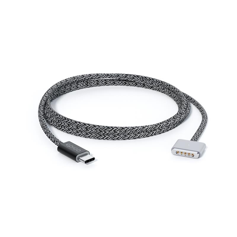 Epico Opletený Nabíjací kabel USB-C to MagSafe 3 - Vesmírne šedý 