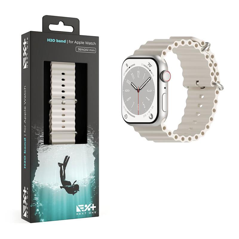 Next One remienok H20 Band pre Apple Watch 38/40/41mm - StarLight 