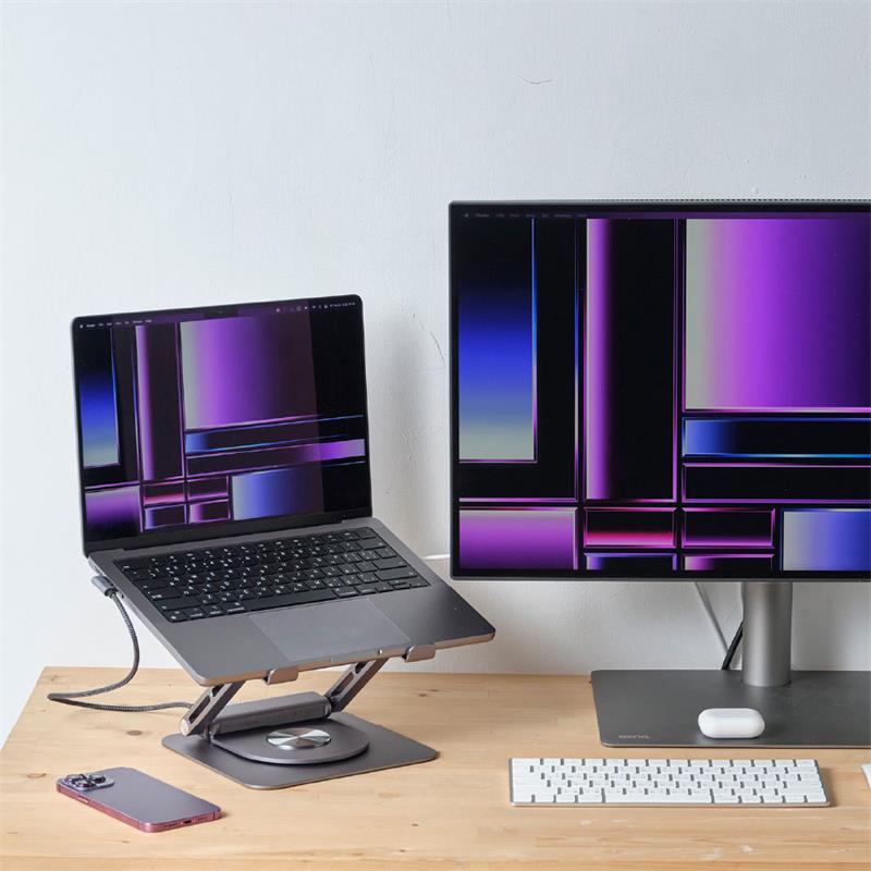 Adam Elements stojan Casa Hub Stand Pro 6-in-1 pre Macbook - Grey 