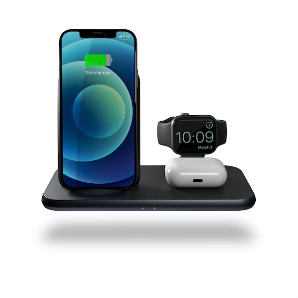 ZENS Aluminium 4 in 1 Stand Wireless Charger with 45W USB PD Black *Rozbalené* 