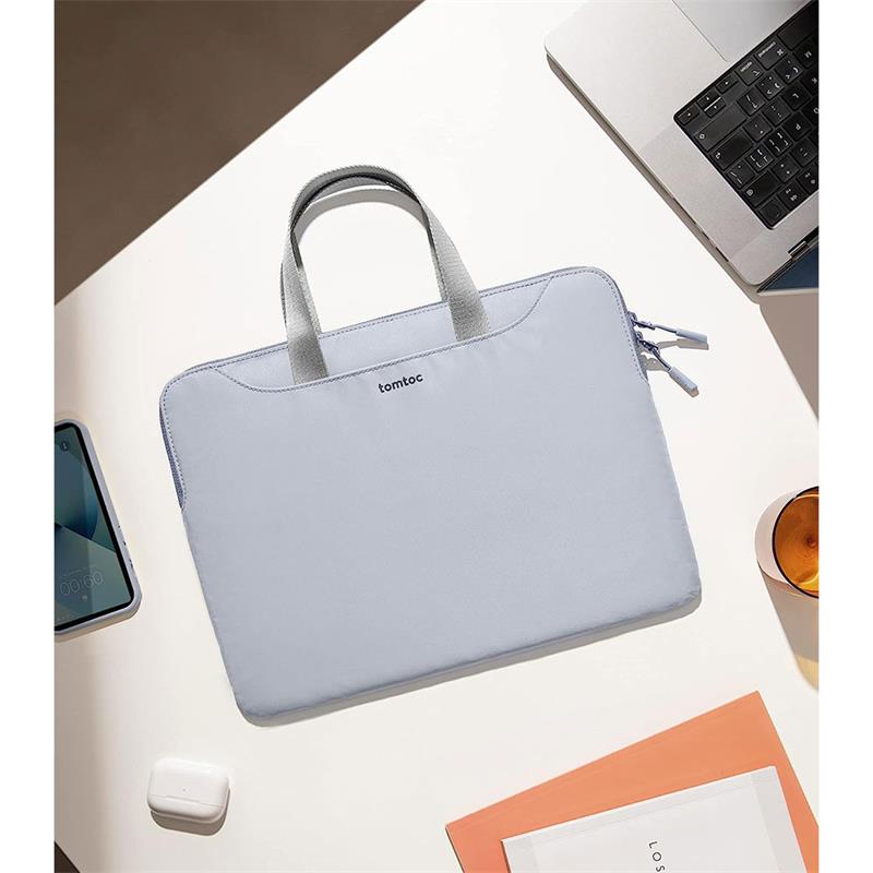Tomtoc puzdro The Her Sleeve pre Macbook Pro 14" - Dark Gray/Blue 