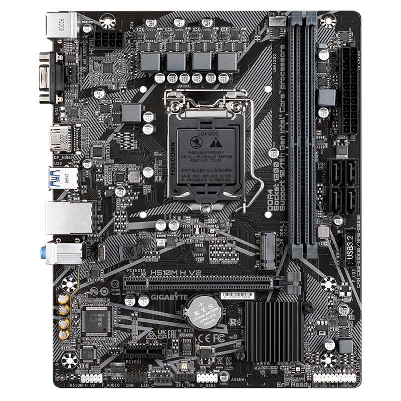 Gigabyte H510M H V2, Intel H510, LGA1200, 2xDDR4, mATX 