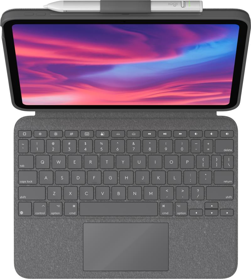 Logitech COMBO TOUCH pre iPad ( 10. gen. a A16) - šedá - US 