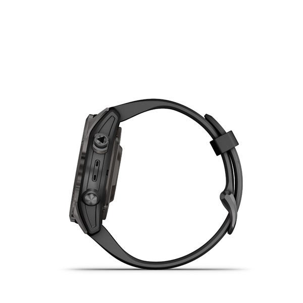 Garmin epix Pro (g2) Sapphire, 42mm, Carbon Grey DLC Titanium, Black band 