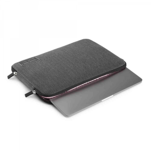 Aiino Stark Sleeve MacBook M1/M2/M3 Pro 14, MacBook Air & Pro 13 - Black Smoke 