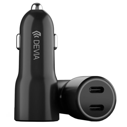 Devia nabíjačka do auta Smart Series PD 40W 2C Fast Car Charger - Black 