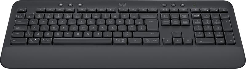 Logitech K650 Signature - bezdrôtová pohodlná klávesnica - grafitová - CZ/SK 