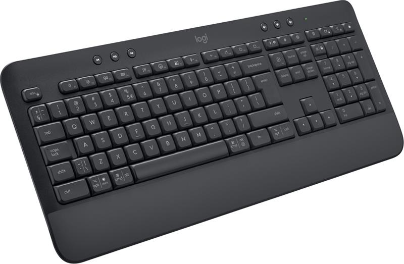 Logitech K650 Signature - bezdrôtová pohodlná klávesnica - grafitová - CZ/SK 