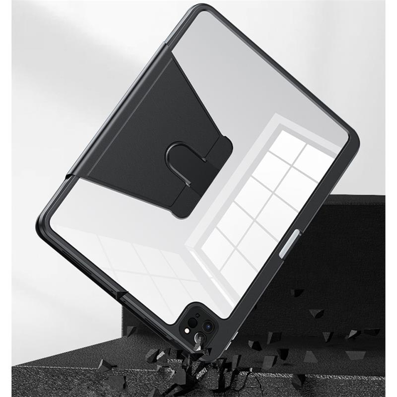Comma puzdro Cyclone Rotation Case with Pencil Slot pre iPad 10-11 Gen 2022/2025 - Wine Red 
